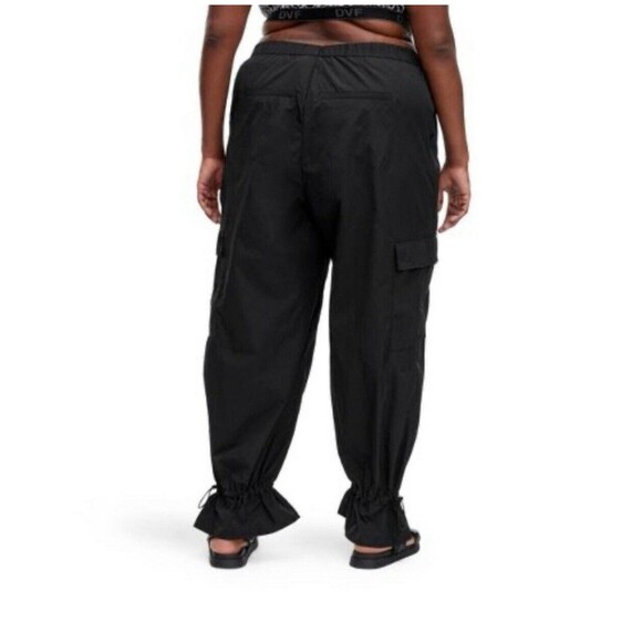 Women's Utility Cargo Pants - DVF 2X - Black- New - Picture 2 of 6